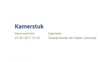 kamerstuk